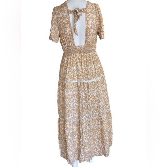 Pink Lily XS floral Maxi dress - Picture 4 of 10